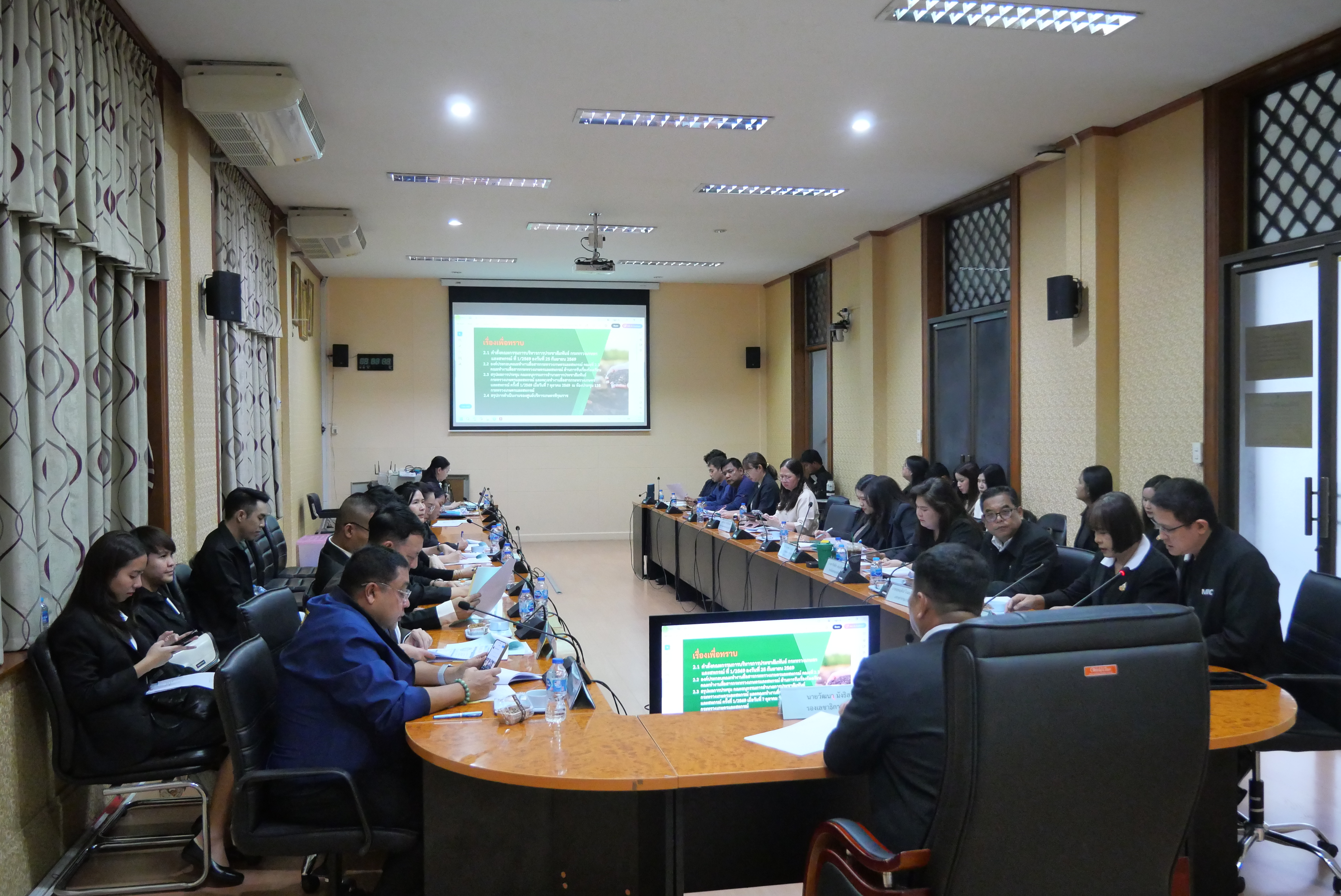 title - รองเลขาธิการ ส.ป.ก. ประชุมคณะทำงานสื่อสารกระทรวงเกษตรและสหกรณ์ ด้านการรับเรื่องร้องเรียนและแก้ไขปัญหาเกษตรกร ครั้งที่ 1/2569 